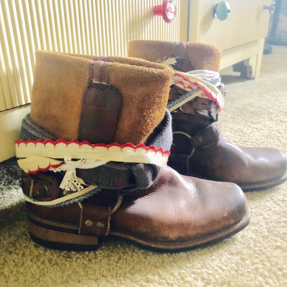 Free People BoHo Ankle Boots